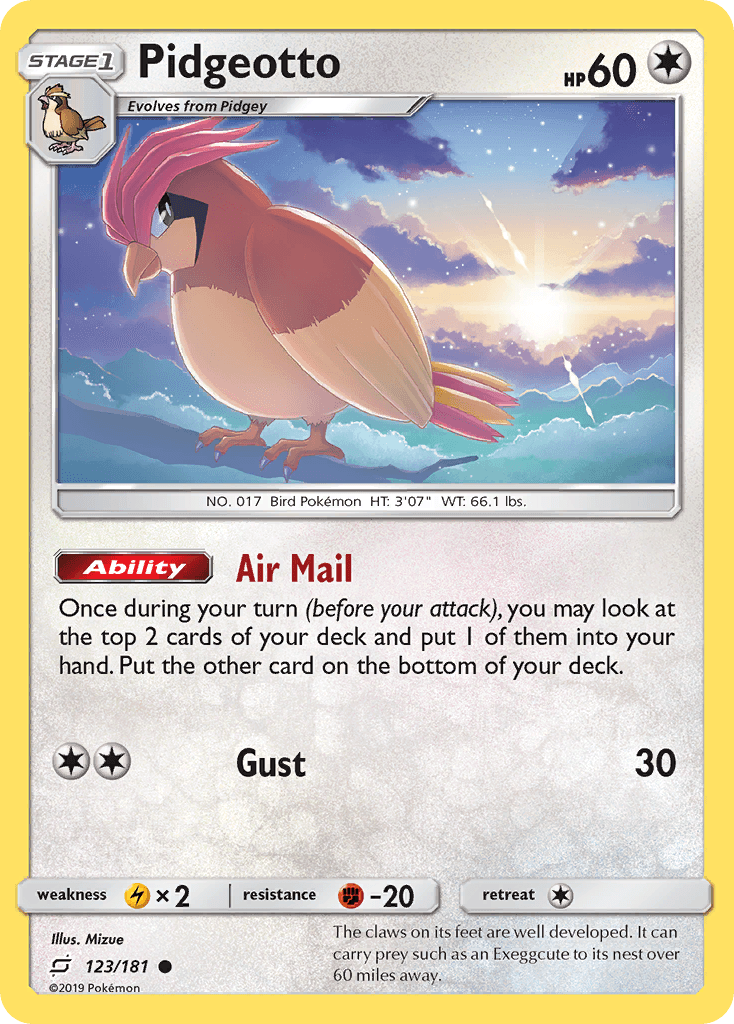 Pidgeotto, kortbilde fra pokemontcg.io