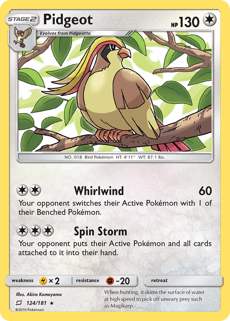 Pidgeot, kortbilde fra pokemontcg.io