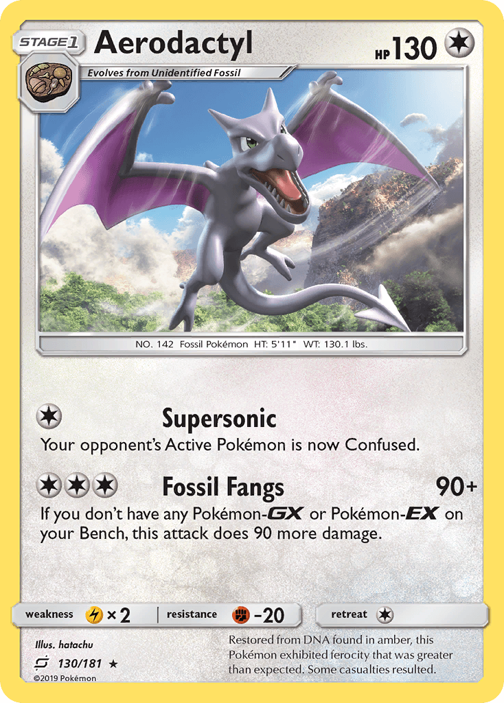 Aerodactyl, kortbilde fra pokemontcg.io