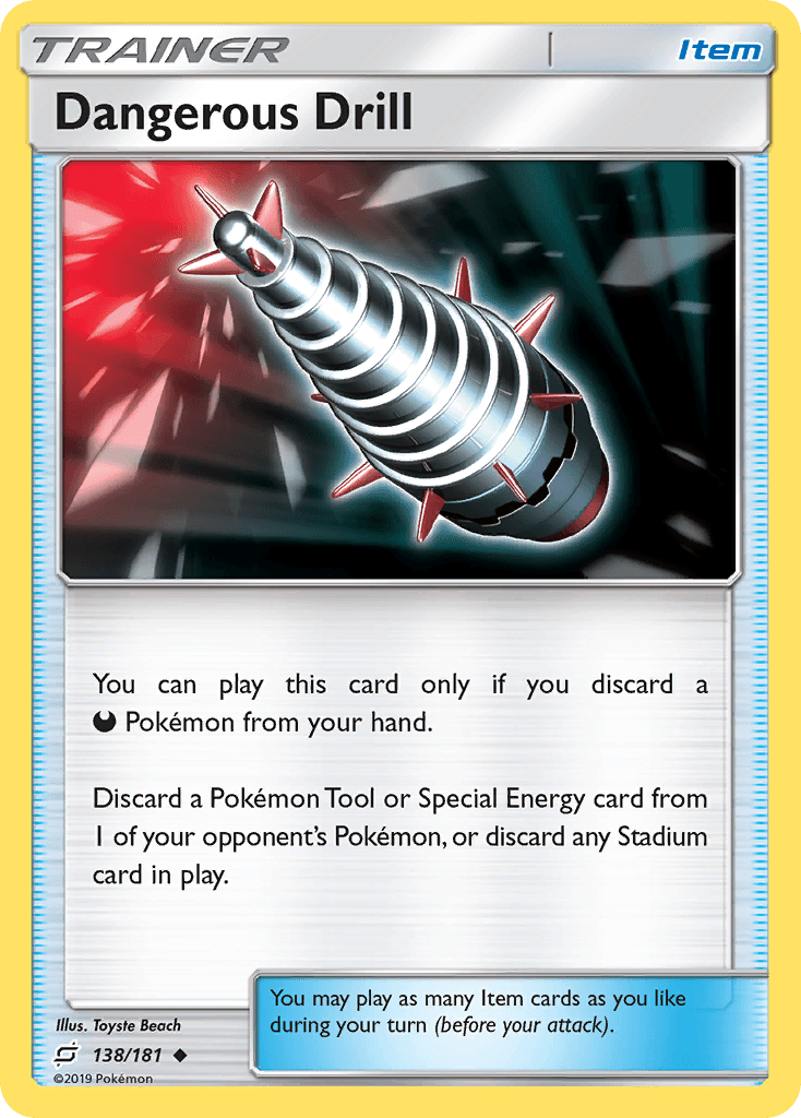Dangerous Drill, kortbilde fra pokemontcg.io