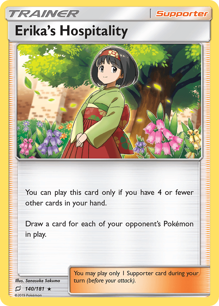 Erika's Hospitality, kortbilde fra pokemontcg.io