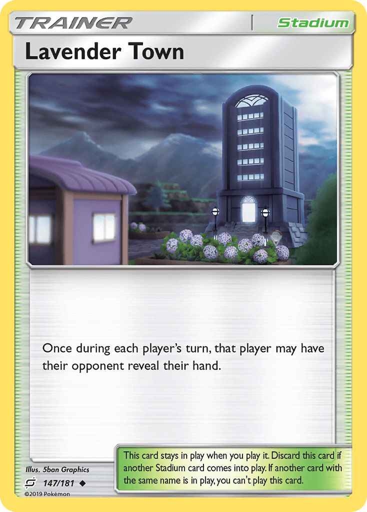 Lavender Town, kortbilde fra pokemontcg.io