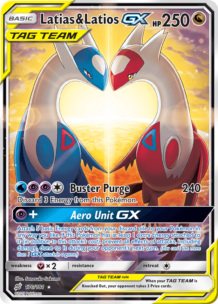 Latias & Latios-GX, kortbilde fra pokemontcg.io