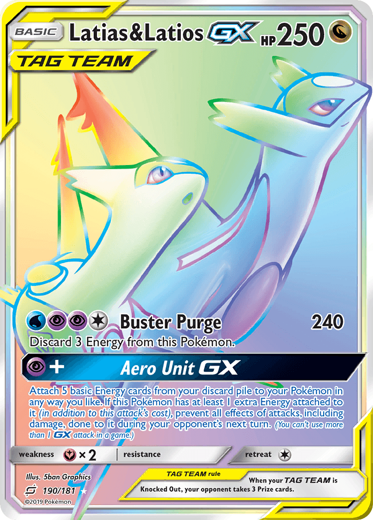 Latias & Latios-GX, kortbilde fra pokemontcg.io