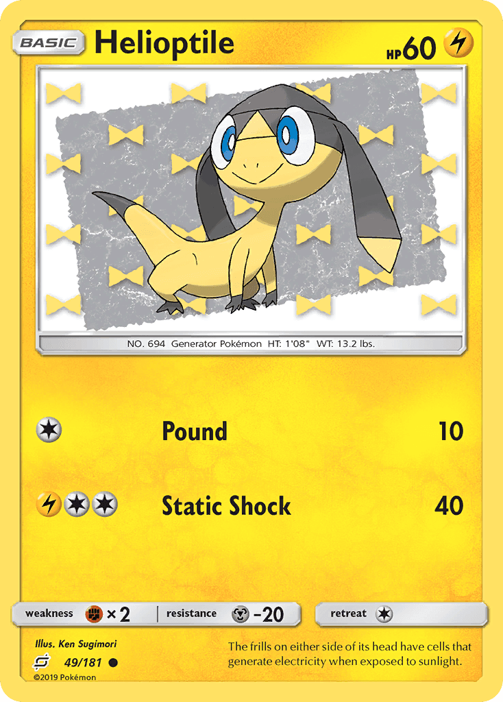 Helioptile, kortbilde fra pokemontcg.io