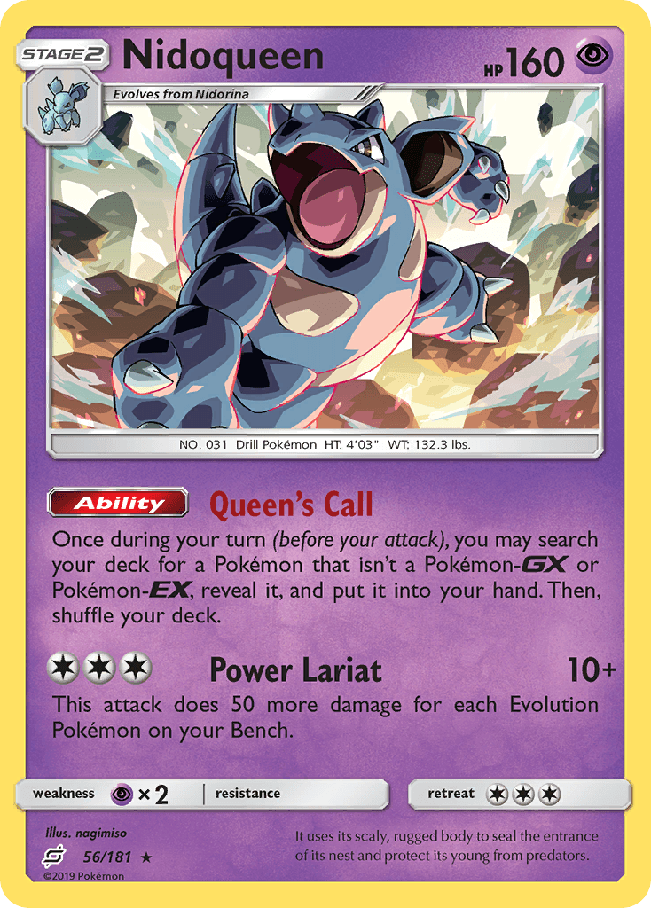 Nidoqueen, kortbilde fra pokemontcg.io