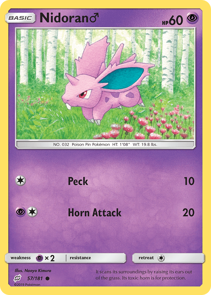 Nidoran ♂, kortbilde fra pokemontcg.io