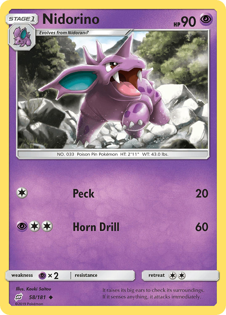 Nidorino, kortbilde fra pokemontcg.io
