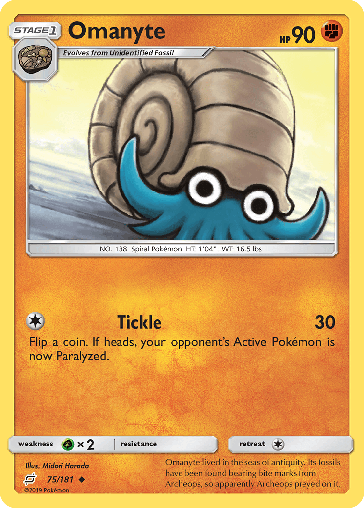 Omanyte, kortbilde fra pokemontcg.io