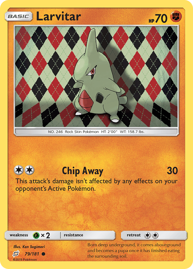 Larvitar, kortbilde fra pokemontcg.io