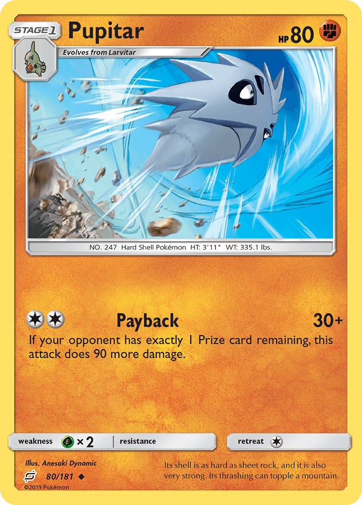 Pupitar, kortbilde fra pokemontcg.io