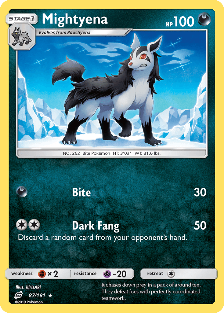 Mightyena, kortbilde fra pokemontcg.io