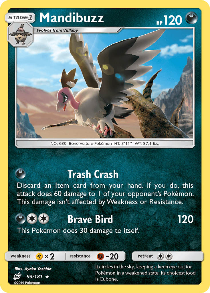 Mandibuzz, kortbilde fra pokemontcg.io