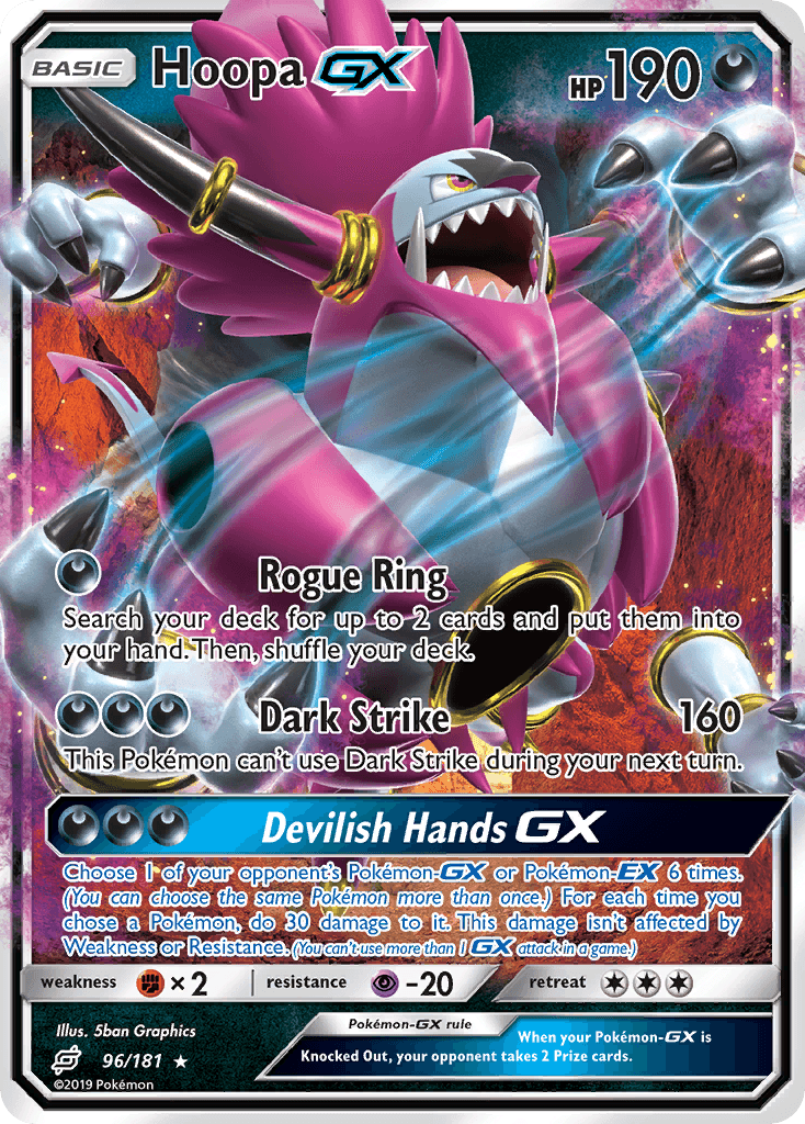 Hoopa-GX, kortbilde fra pokemontcg.io