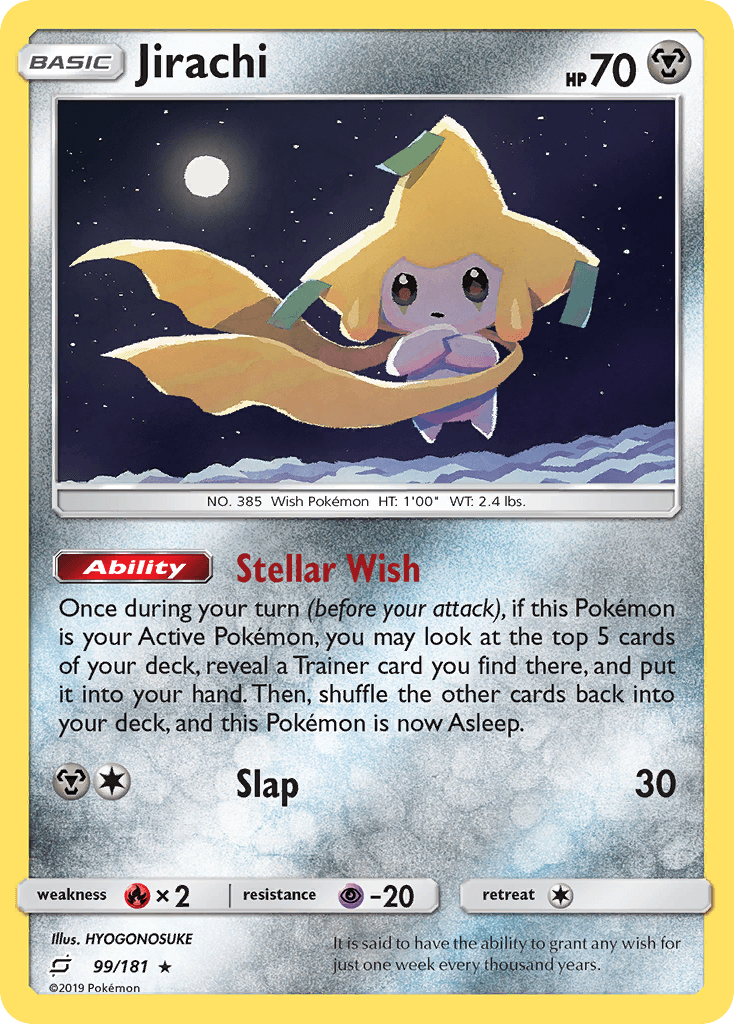 Jirachi, kortbilde fra pokemontcg.io