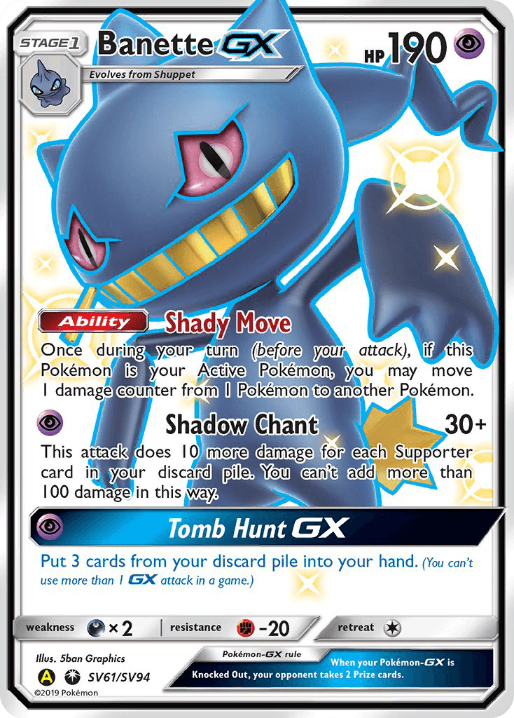 Banette-GX, kortbilde fra pokemontcg.io