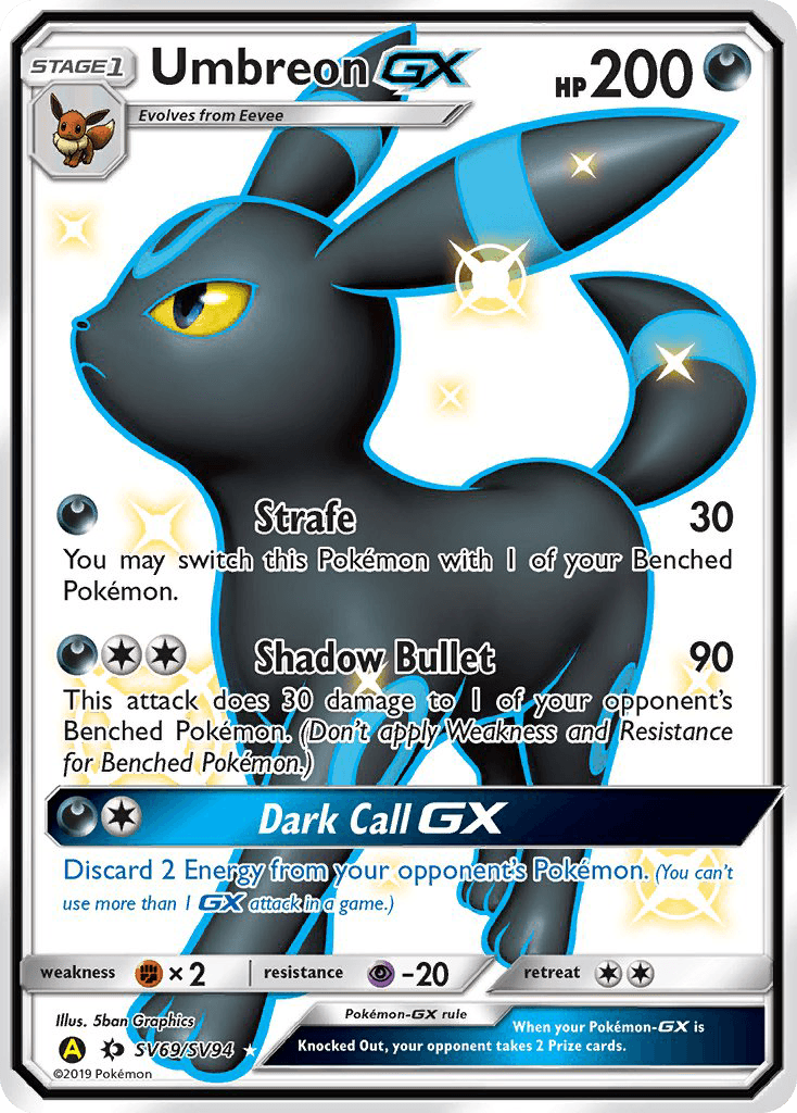 Umbreon-GX, kortbilde fra pokemontcg.io