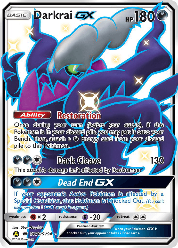 Darkrai-GX, kortbilde fra pokemontcg.io