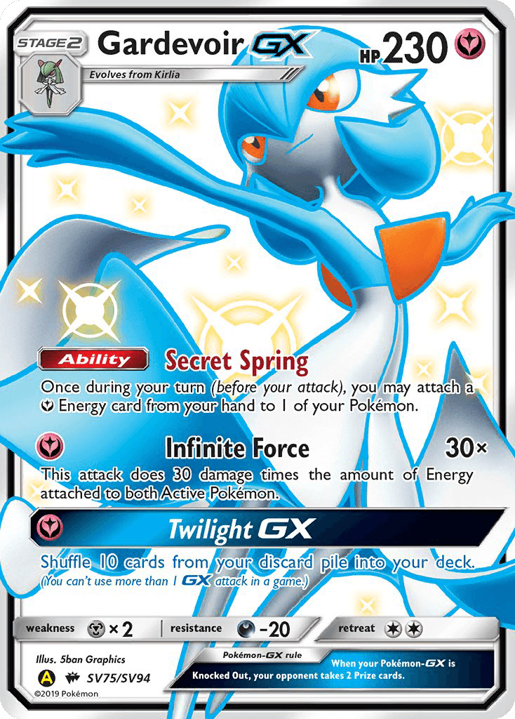 Gardevoir-GX, kortbilde fra pokemontcg.io
