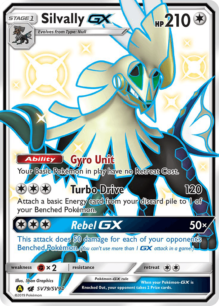 Silvally-GX, kortbilde fra pokemontcg.io