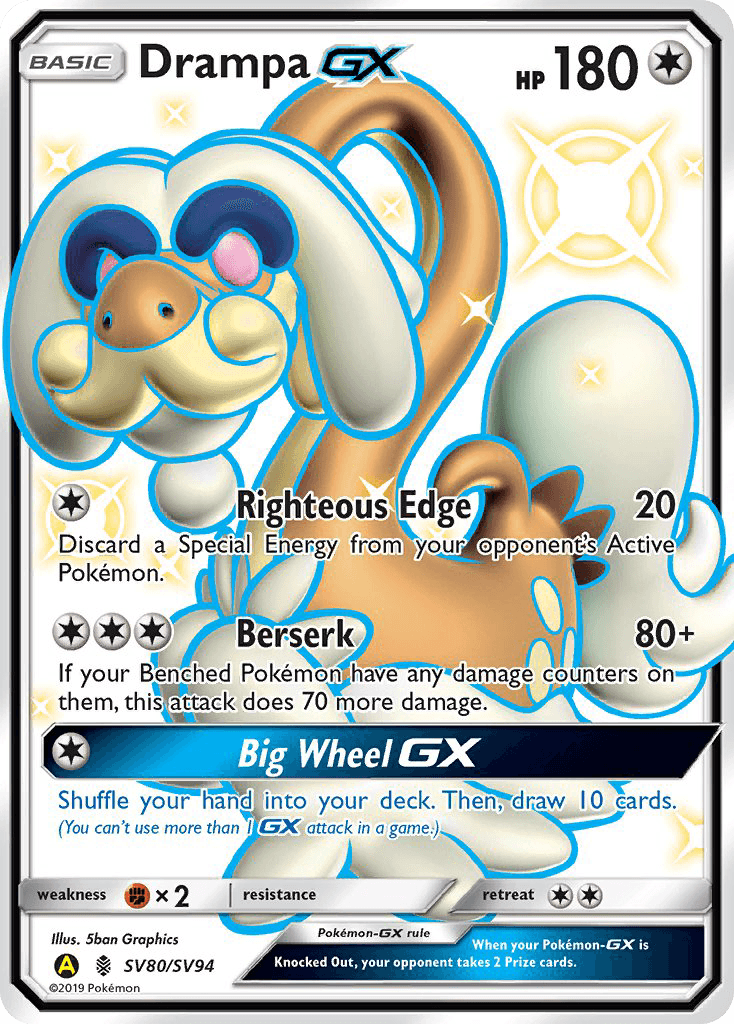 Drampa-GX, kortbilde fra pokemontcg.io