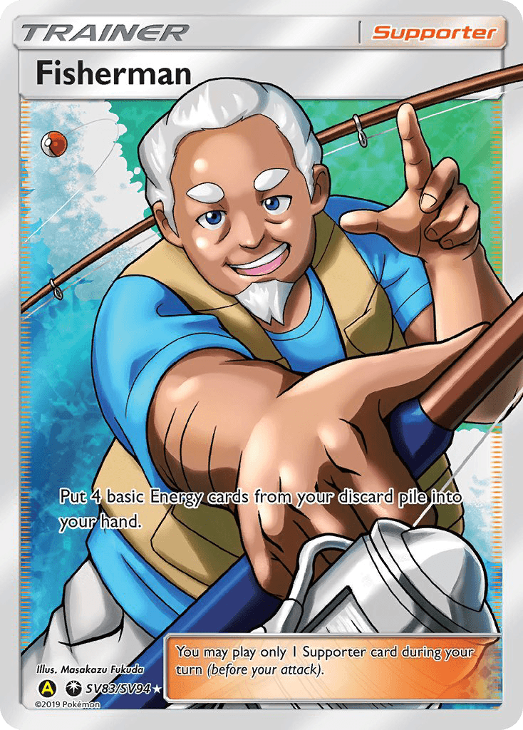 Fisherman, kortbilde fra pokemontcg.io