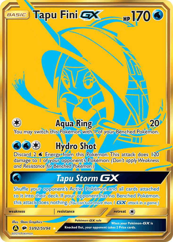 Tapu Fini-GX, kortbilde fra pokemontcg.io