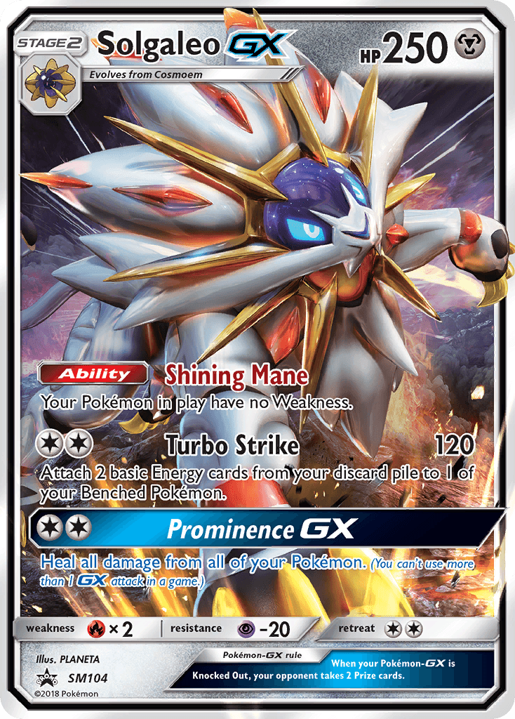 Solgaleo-GX, kortbilde fra pokemontcg.io