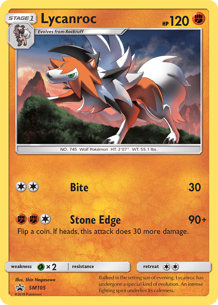 Lycanroc, kortbilde fra pokemontcg.io