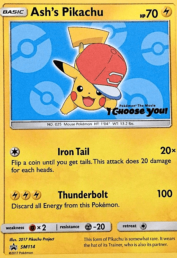 Ash's Pikachu, kortbilde fra pokemontcg.io