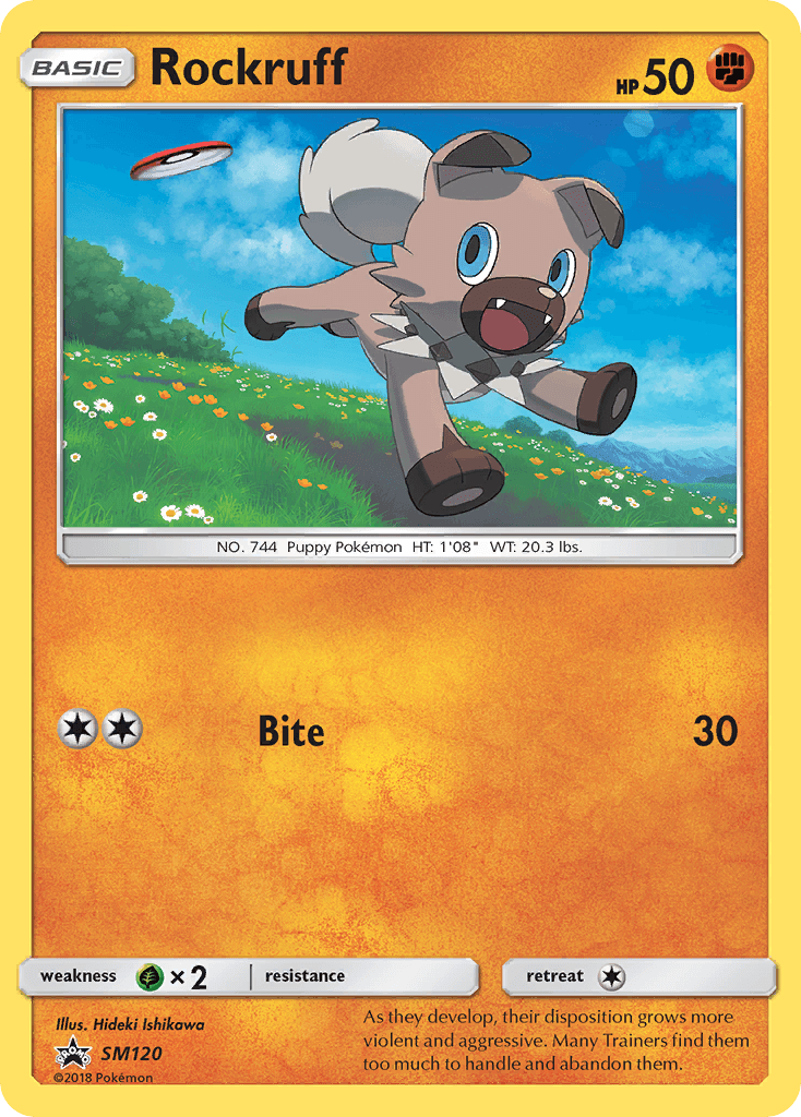 Rockruff, kortbilde fra pokemontcg.io