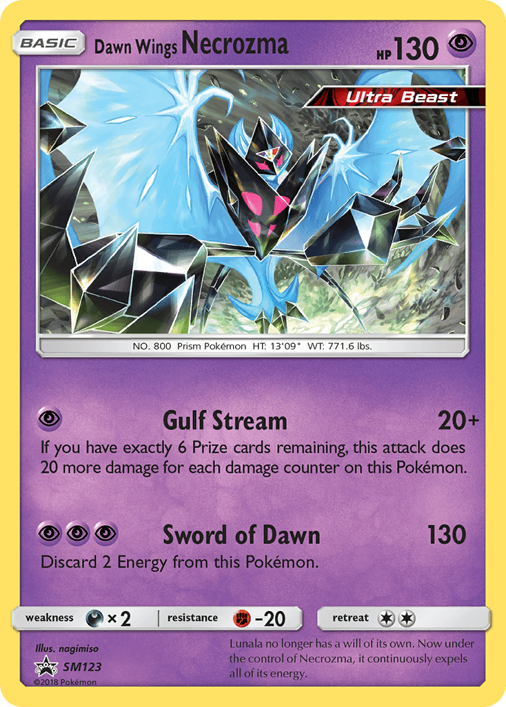 Dawn Wings Necrozma, kortbilde fra pokemontcg.io