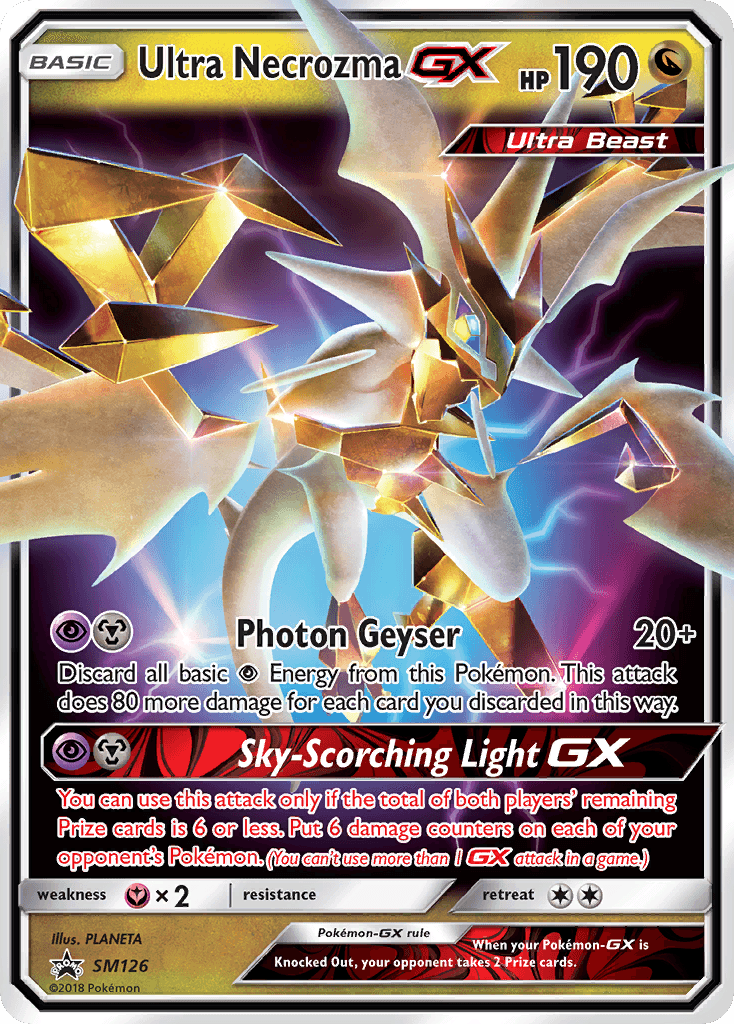 Ultra Necrozma-GX, kortbilde fra pokemontcg.io