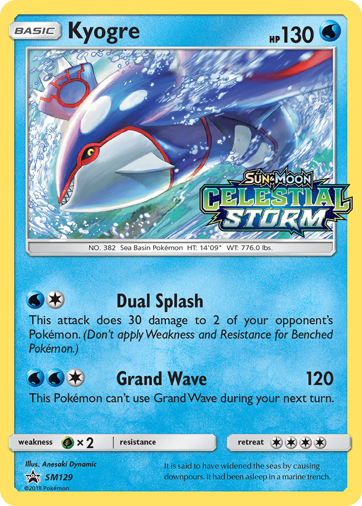 Kyogre, kortbilde fra pokemontcg.io