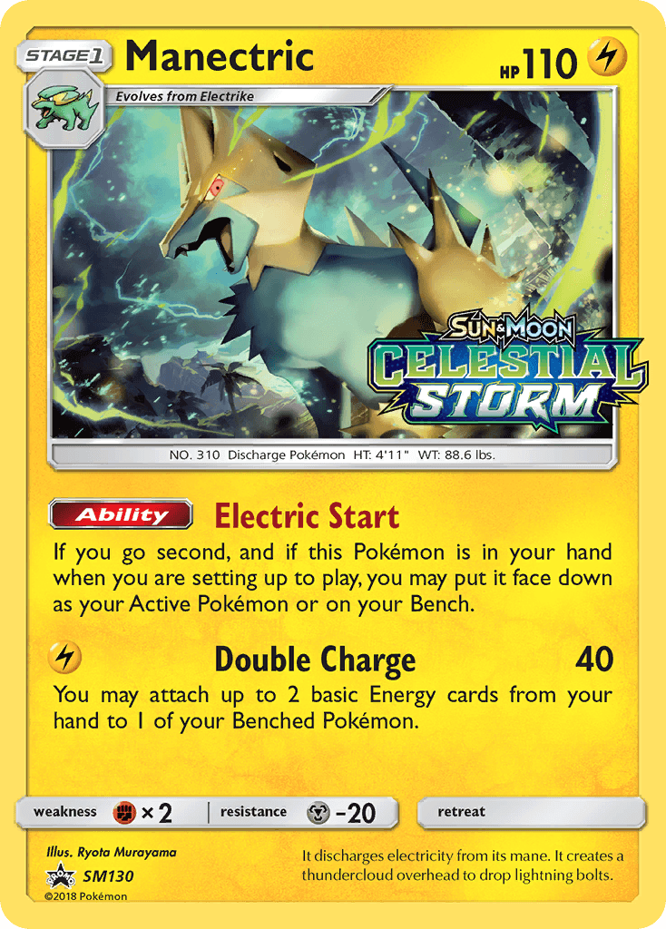 Manectric, kortbilde fra pokemontcg.io