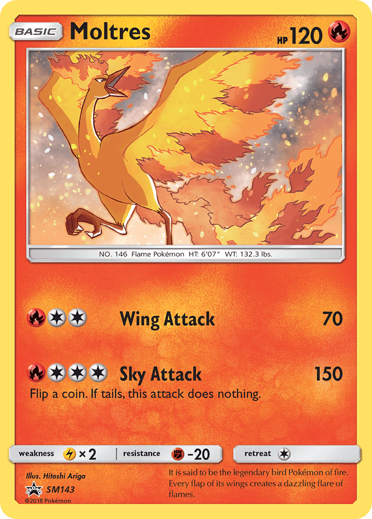 Moltres, kortbilde fra pokemontcg.io