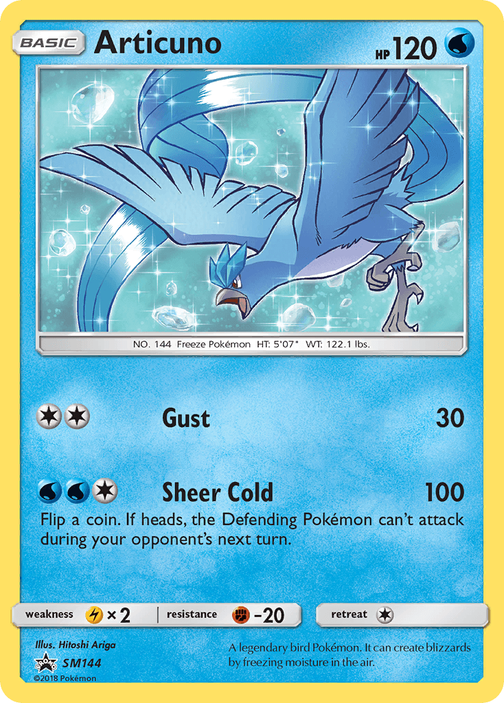 Articuno, kortbilde fra pokemontcg.io