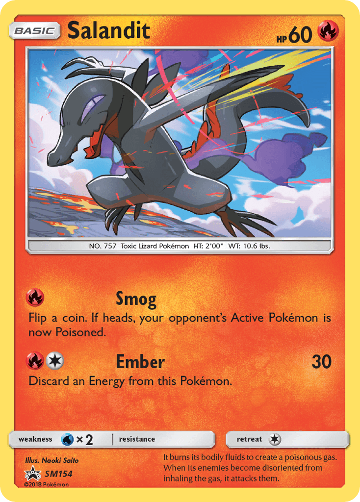 Salandit, kortbilde fra pokemontcg.io