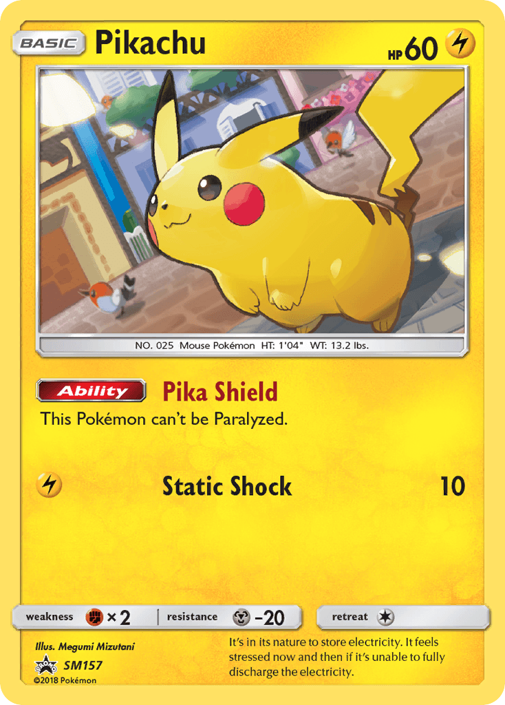Pikachu, kortbilde fra pokemontcg.io