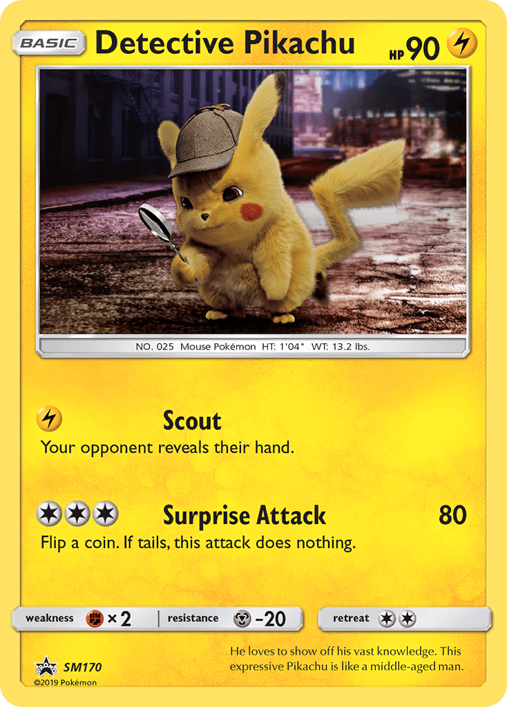 Detective Pikachu, kortbilde fra pokemontcg.io