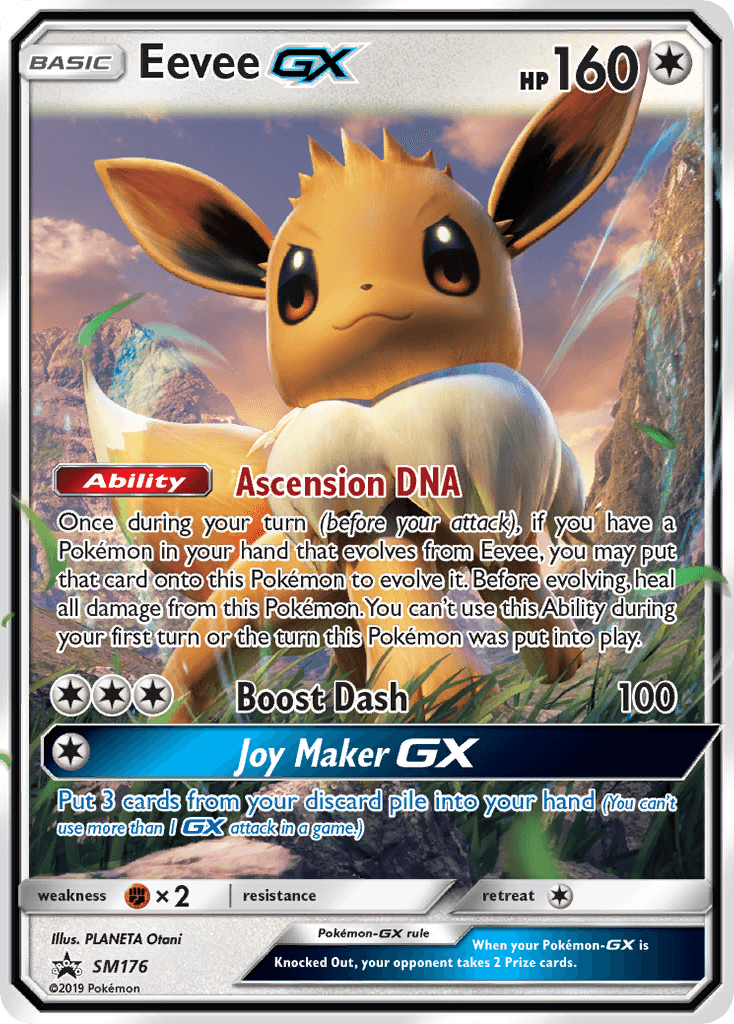 Eevee-GX, kortbilde fra pokemontcg.io