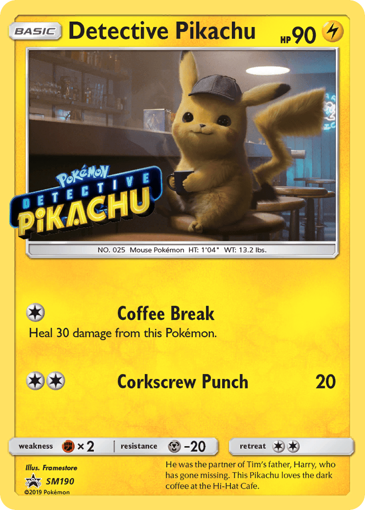 Detective Pikachu, kortbilde fra pokemontcg.io