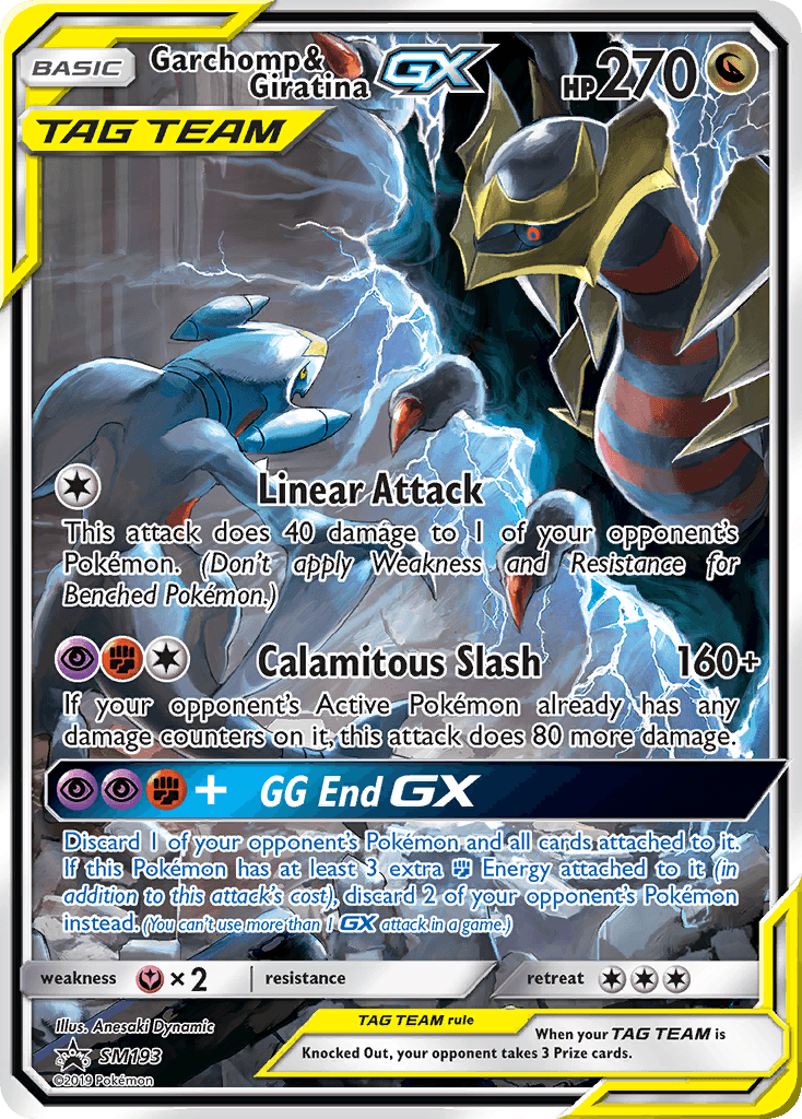 Garchomp & Giratina-GX, kortbilde fra pokemontcg.io