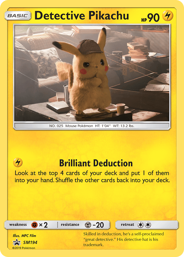 Detective Pikachu, kortbilde fra pokemontcg.io