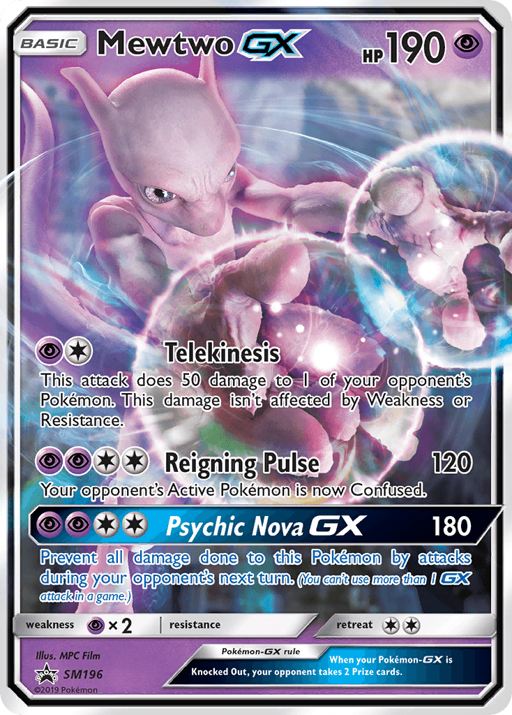 Mewtwo-GX, kortbilde fra pokemontcg.io
