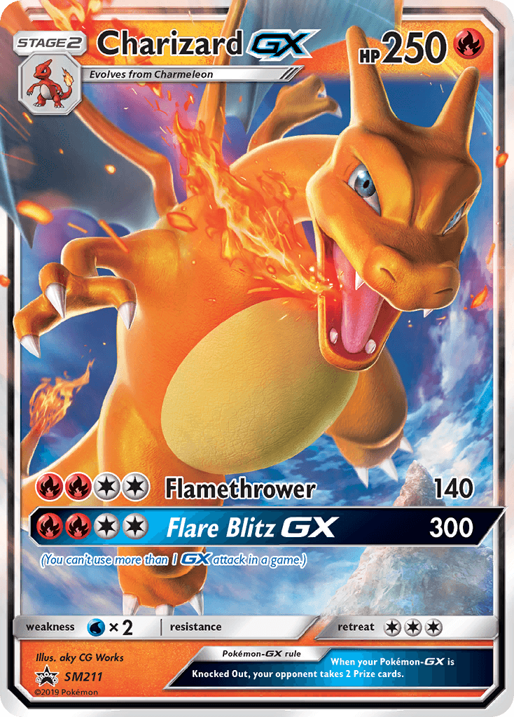 Charizard-GX, kortbilde fra pokemontcg.io