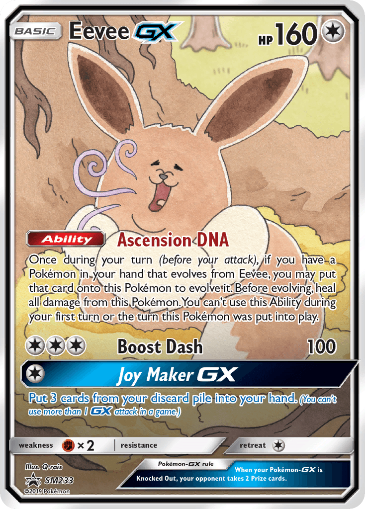 Eevee-GX, kortbilde fra pokemontcg.io