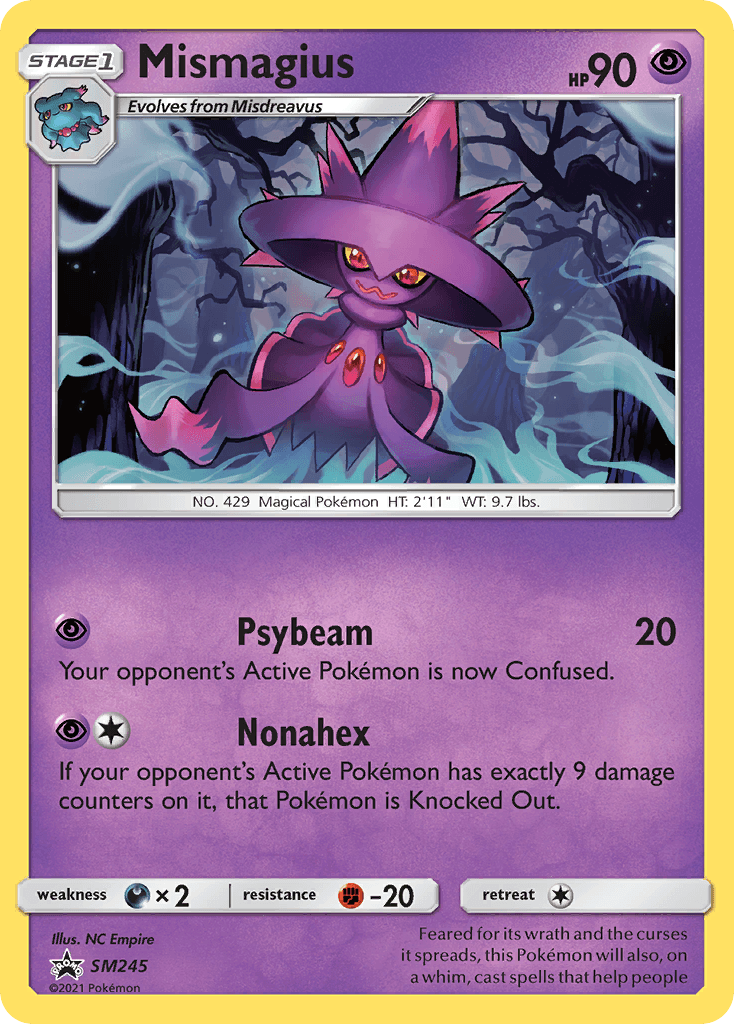 Mismagius, kortbilde fra pokemontcg.io