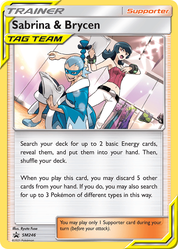 Sabrina & Brycen, kortbilde fra pokemontcg.io