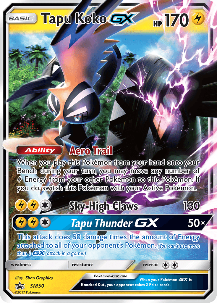 Tapu Koko-GX, kortbilde fra pokemontcg.io